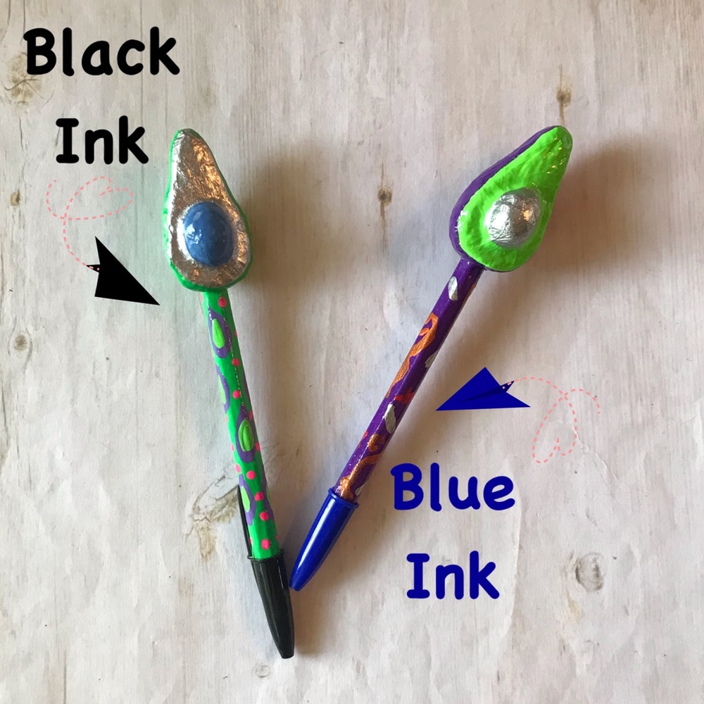 Consuela Paper Mache Refillable Ink Pen - Picture 8 of 12